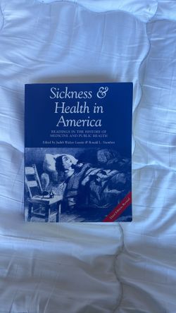 Sickness and Health in America- Medical History Textbook