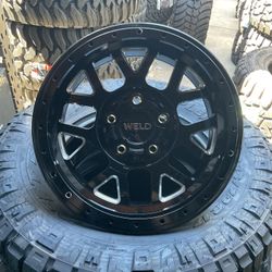 17x9  Weld Cinch Beadlock Wheel