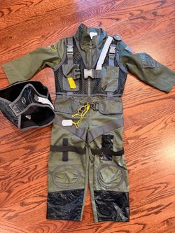 Teetot & Co. Top Fighter Pilot Costume Youth Size 3-4