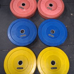 210 Pound Olympic Rubber Set 