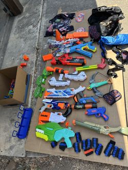 Nerf Guns + Accessories