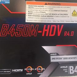 Asrock B450M Motherboard Amd Ryzen