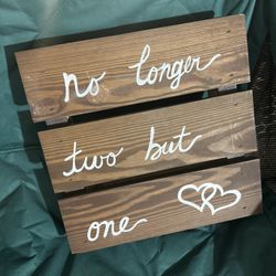 Wedding Decor Sign