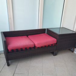 Patio Furniture Set. 2 Seater Sofas (left and right)