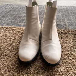 Funtasima White Boots Size 10