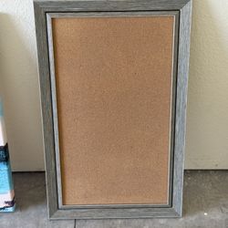 Cork Board with Frame