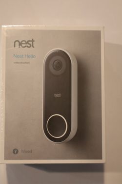 Google Nest Hello Wired Video Doorbell, New Factory Sealed