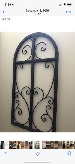 Wall Art from Pier One -Wrought iron