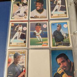 Mixed Barry Bonds baseball cards