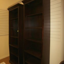 Pair of Ethan Allen Crawford Bookcases – Solid Wood, Espresso Finish $500 for both – Tarpon Springs