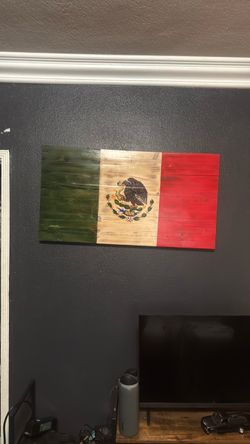 Mexico flag portrait