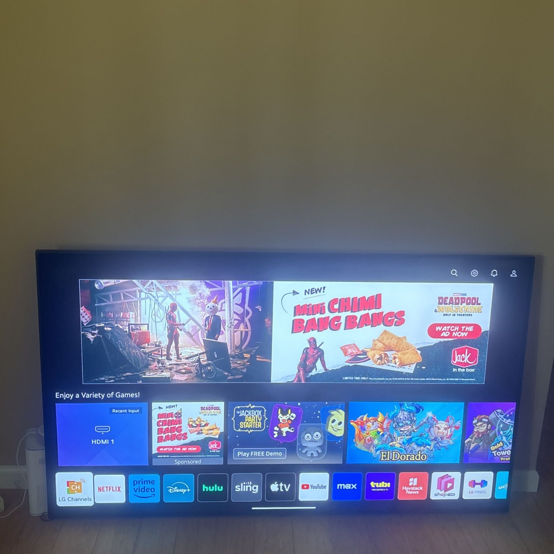 70 Inch LG TV