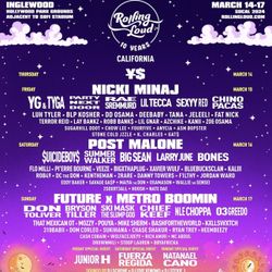 Rolling loud LA 4 Day VIP + Lounge Tickets 