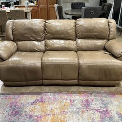 Leather Couches Set
