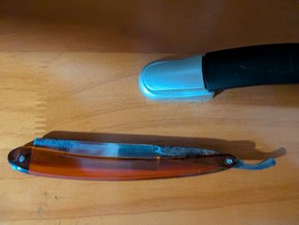 Unknown straight razor shave ready