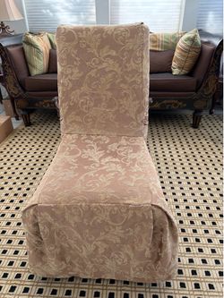 Gold / Tan Chair covers for dining room chairs