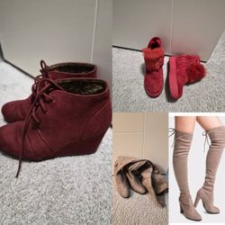 Women Boots Bundle Women Shoes Over Knee Boots 