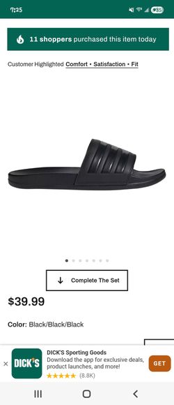 Adilette Aqua Slides Size 11 Men