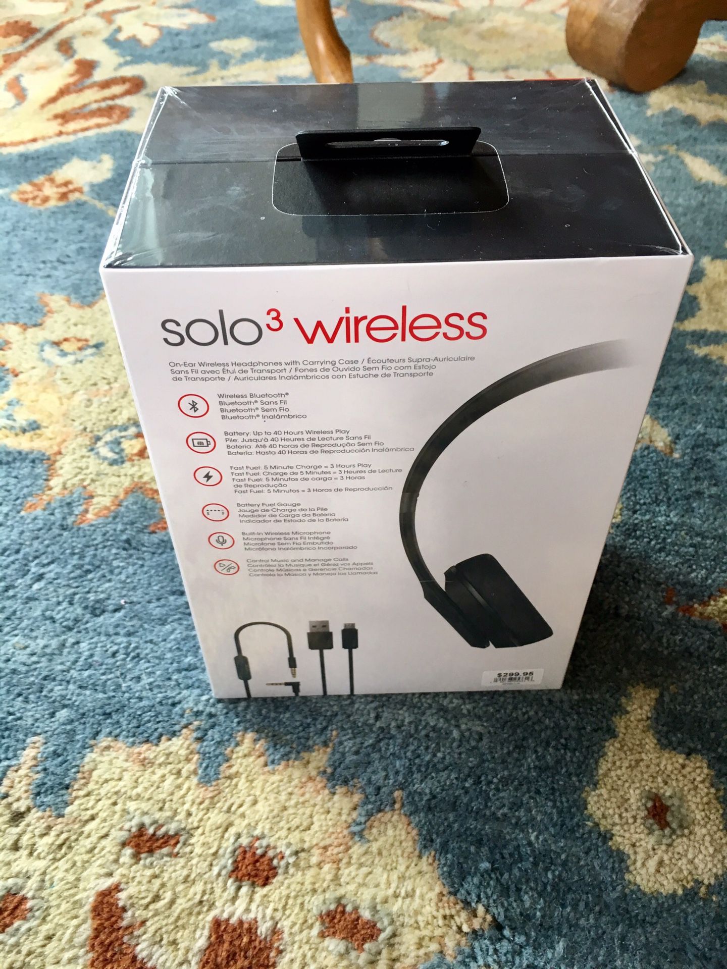 Beats Solo 3 Wireless black, new in package