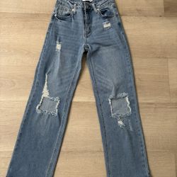 Rue21 High Rise Straight Leg Jeans - Size 0