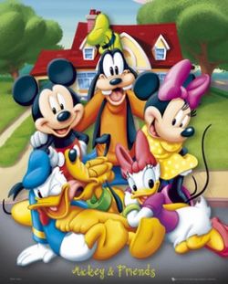 Mickey & Friends 24x36 Poster