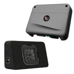 Kicker 8” Subwoofer And Amp