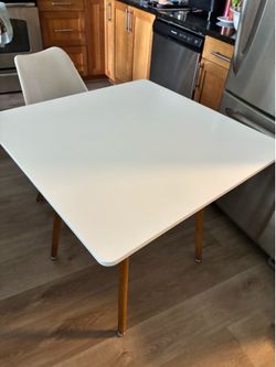 Detachable table and a chair