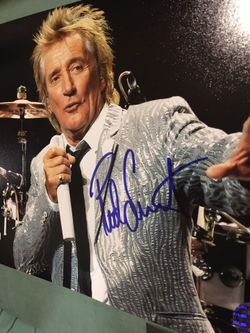 Rod Stewart Autographed 8x10 Photo with COA