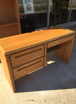 Oak desk