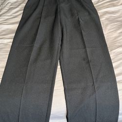 Metro Concepts black pinstripe dress pants size  16 regular normal