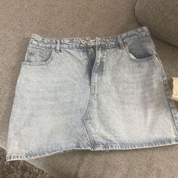 Jean Skirt 