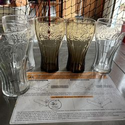 vintage coca cola glasses