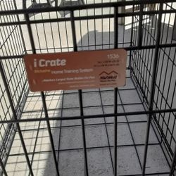 DOG CRATE MIDWEST  (1) DOOR  WITH DIVIDER  36"X23"X25" NO TRAY
