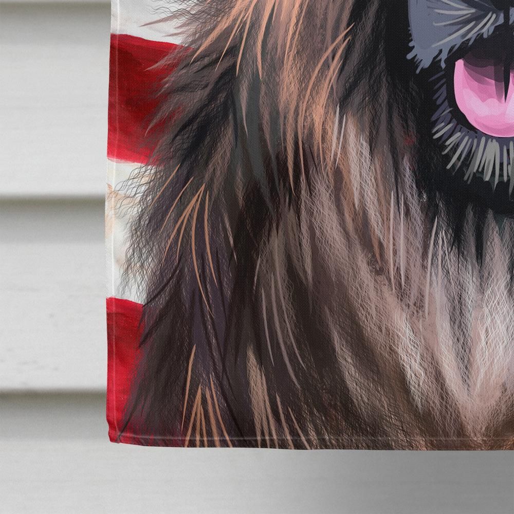 Caroline's Treasures CK6518CHF Estrela Mountain Dog American Flag Flag Canvas House Size , Large, multicolor