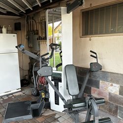 IVANKO Adjustable Home Gym Strength Training System Steel Bench Bars Weights