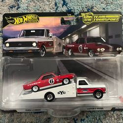 2026 Hot Wheels #91 Team Transport '66 Chevrolet Corvair  & '72 Ramp Truck - NEW