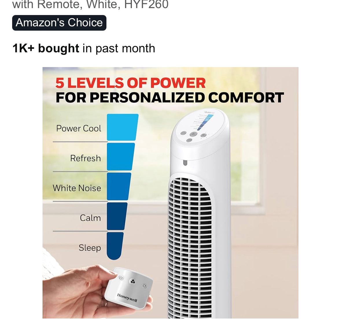 Fan Quiet Set From Honeywell