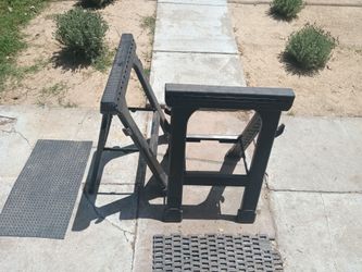 Set of 2 Folding Husky Saw Horse Stands