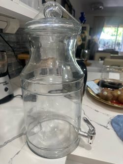 Water pitcher Dispenser Glass