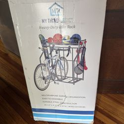 Mythinglogic Garage Bike Rack Baskets Collection Organizer Bike Storage Bike Rack Garage Grey