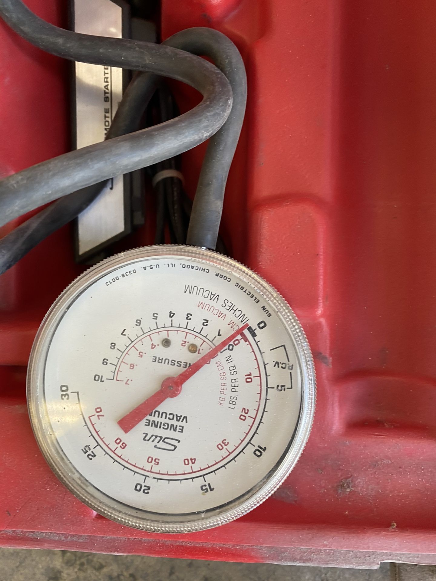 Vintage 1970`s Sun Automotive Tuneup Testing Equipment Kit for Sale in