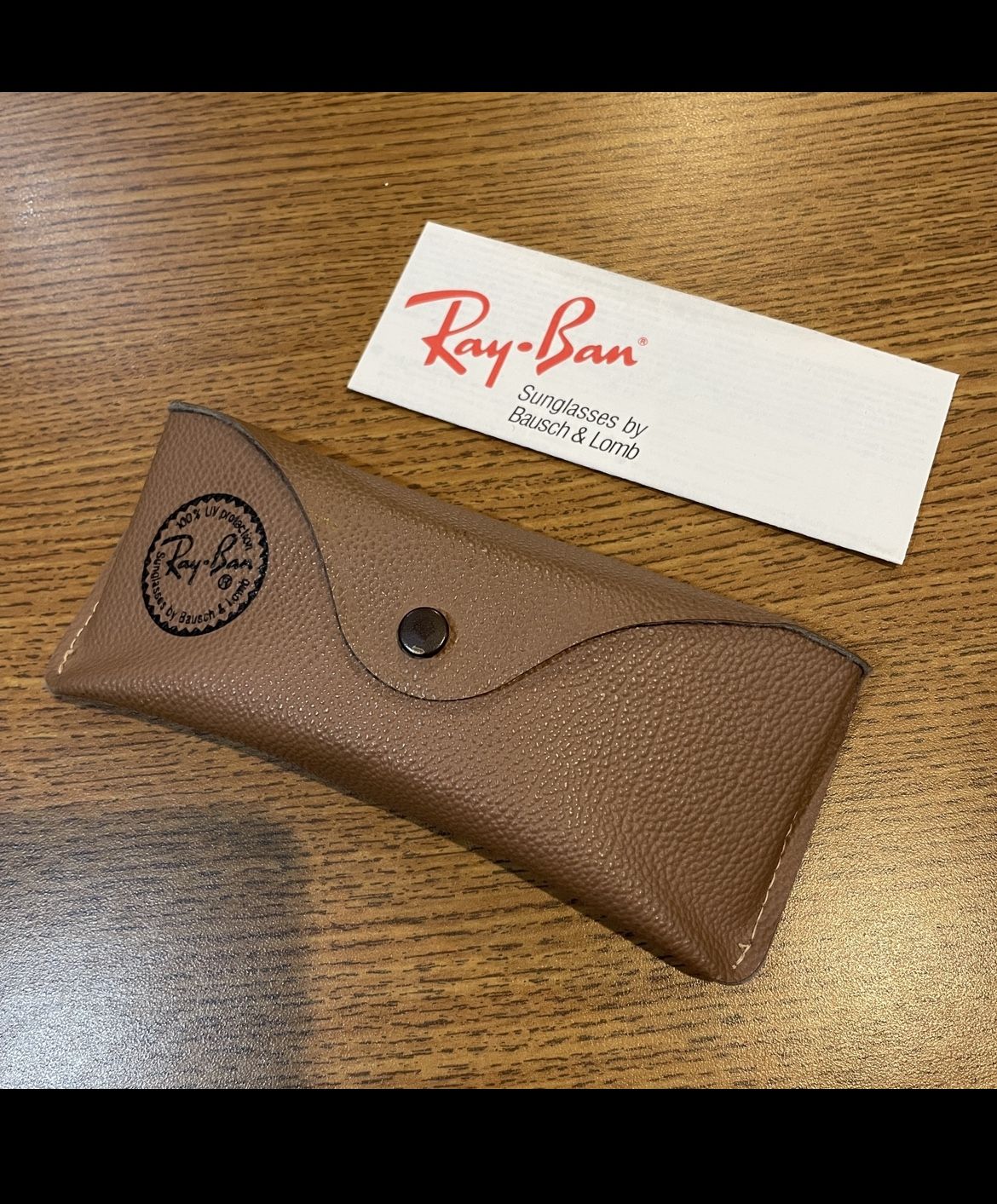 Vintage Ray Ban Rayban Ray-ban Tan Case Only No Glasses Like New