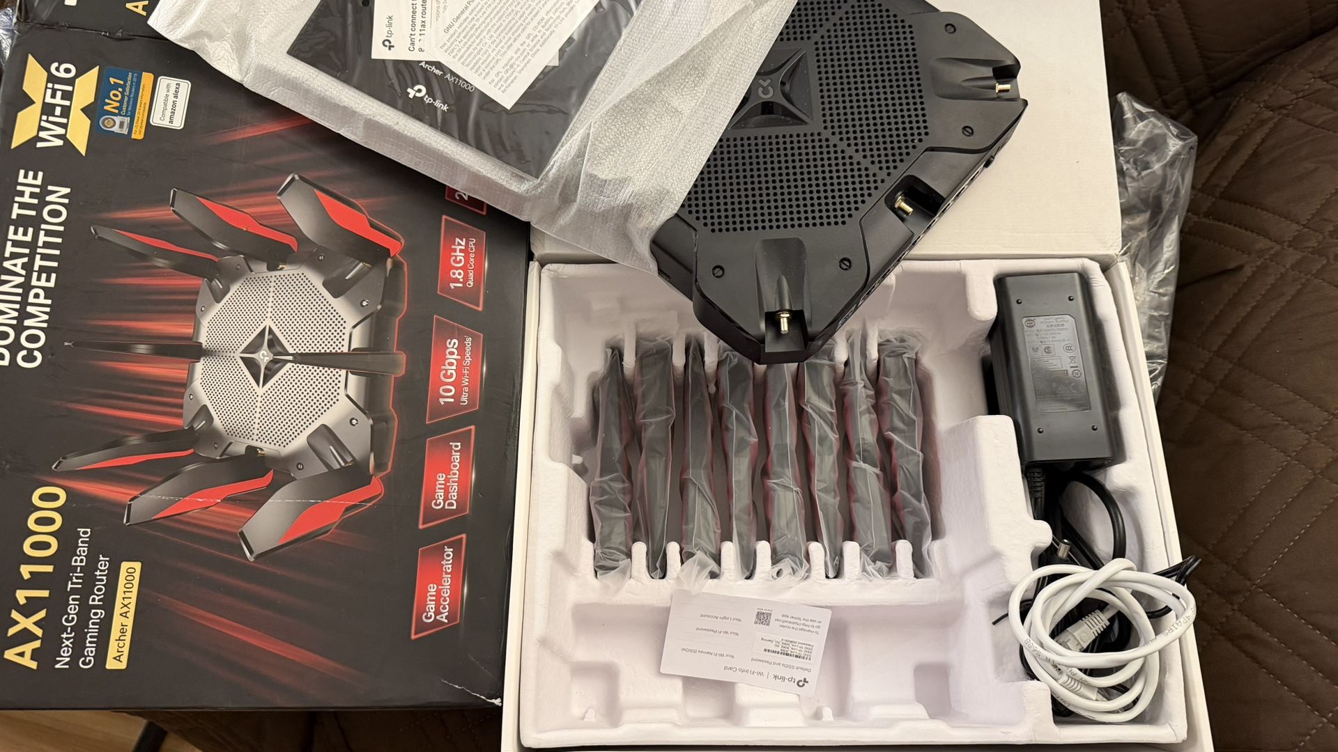 WiFi 6 Gaming routers Tp-Link Archer AX11000 tri-band - 2 routers available - awesome condition