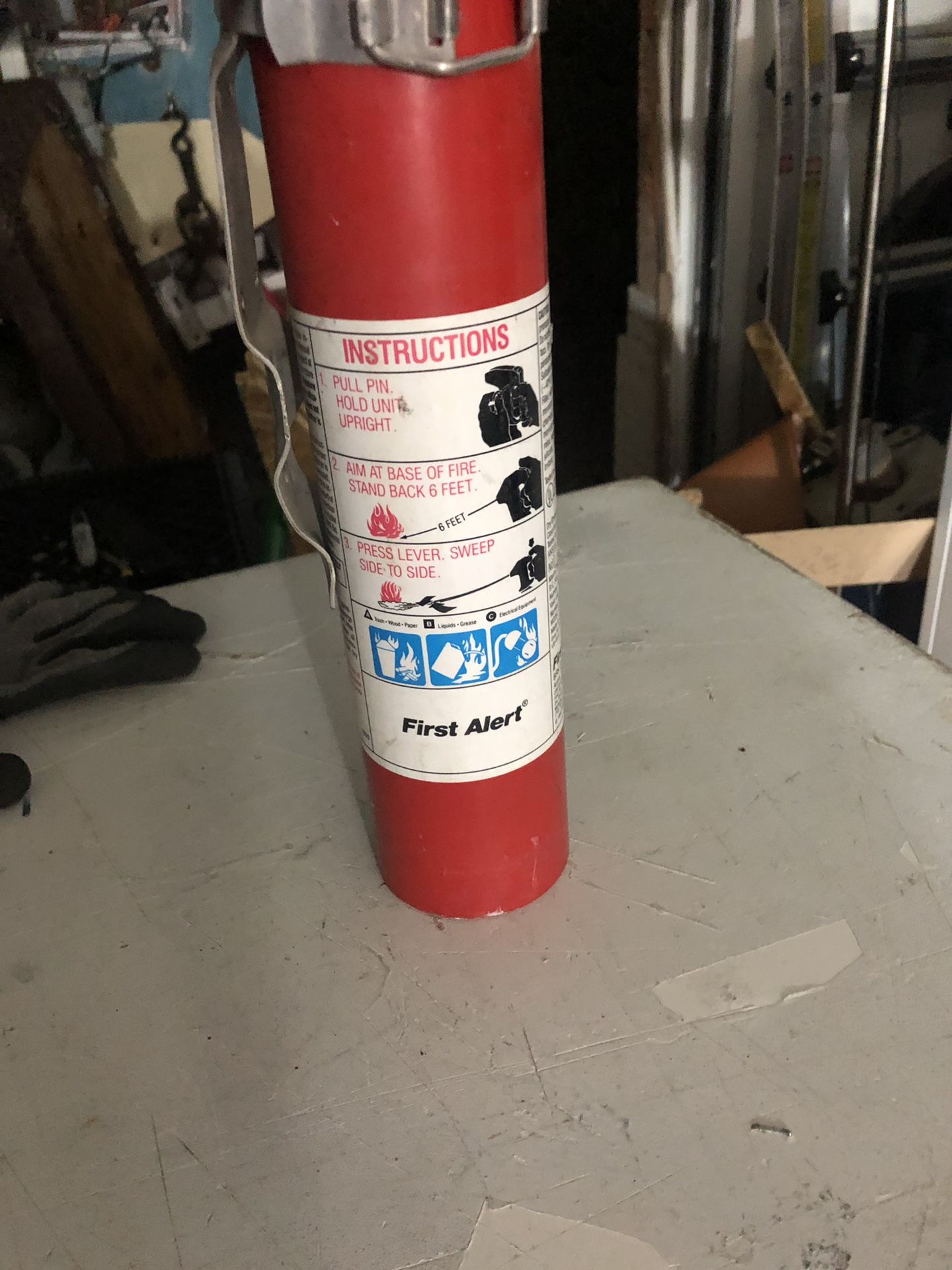 Fire extinguishers boat home office