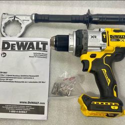 New Dewalt 1/2” 3-Speed Hammer Drill DCD1007 (Tool Only) 