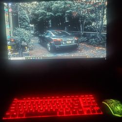 Whole PC Setup w/ Monitor, Keyboard, And Mouse.