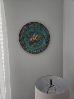 Vintage hand made metal decorative