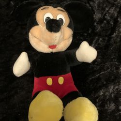 Vintage 80s Mickey Mouse Disneyland Plush
