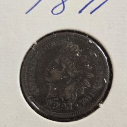 1891 Indian Head Penny