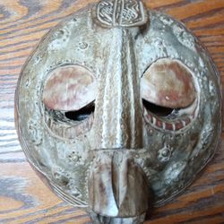 Hand MadeWall Mask Mad In Ghana West Africa